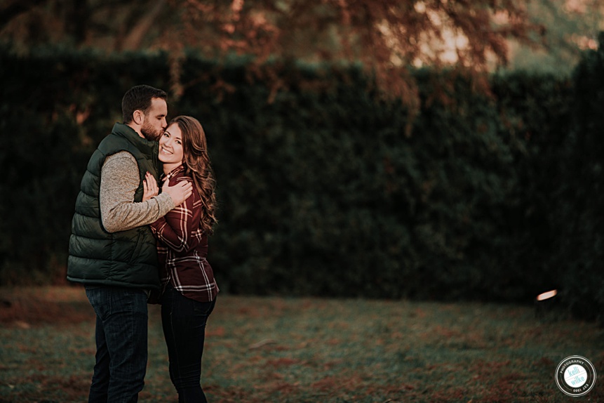 longwood gardens engagement photo