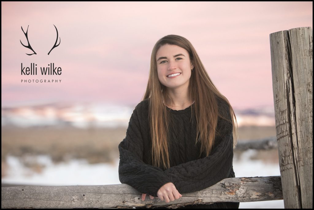 portrait of a girl in Jackson hole wyoming