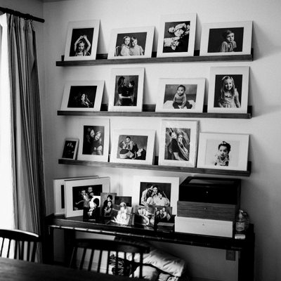 10x8 black and white fine art print from family portrait session

